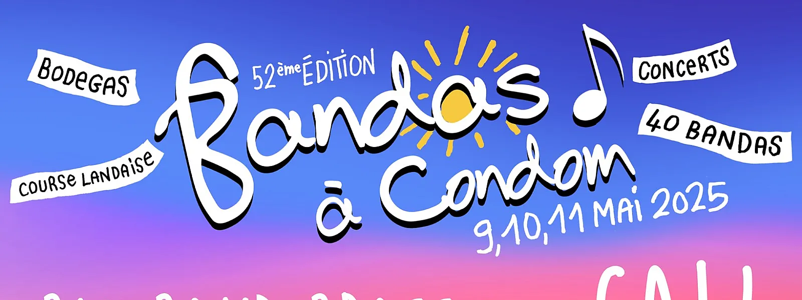 Bandas à Condom 2025