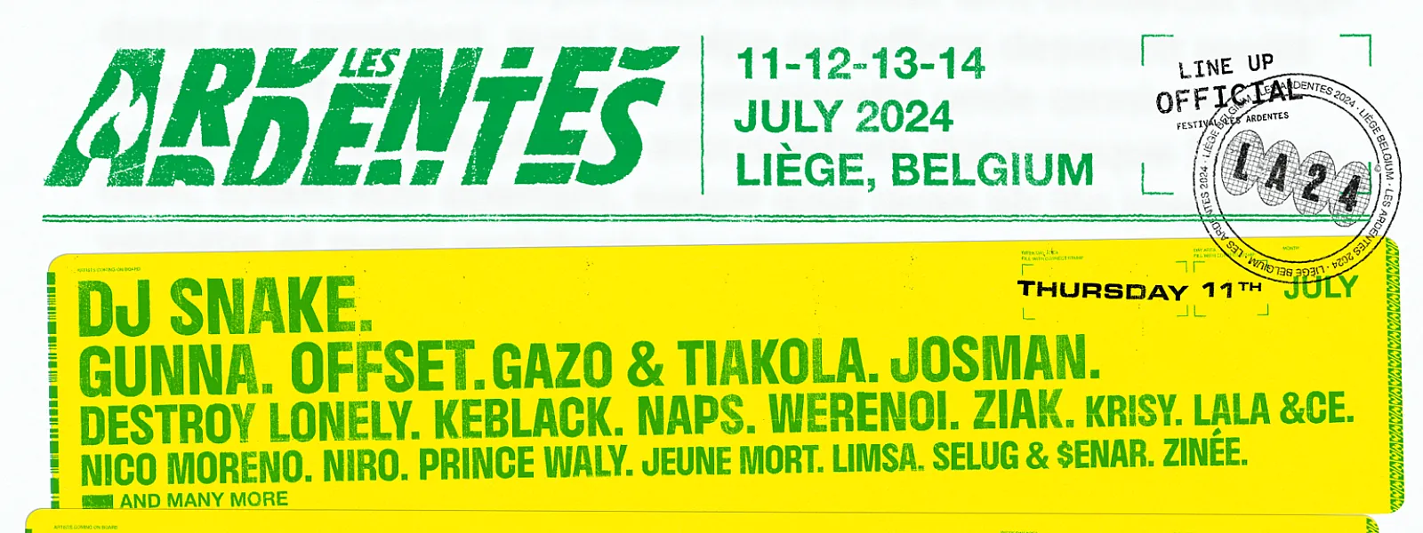 Les Ardentes 2024