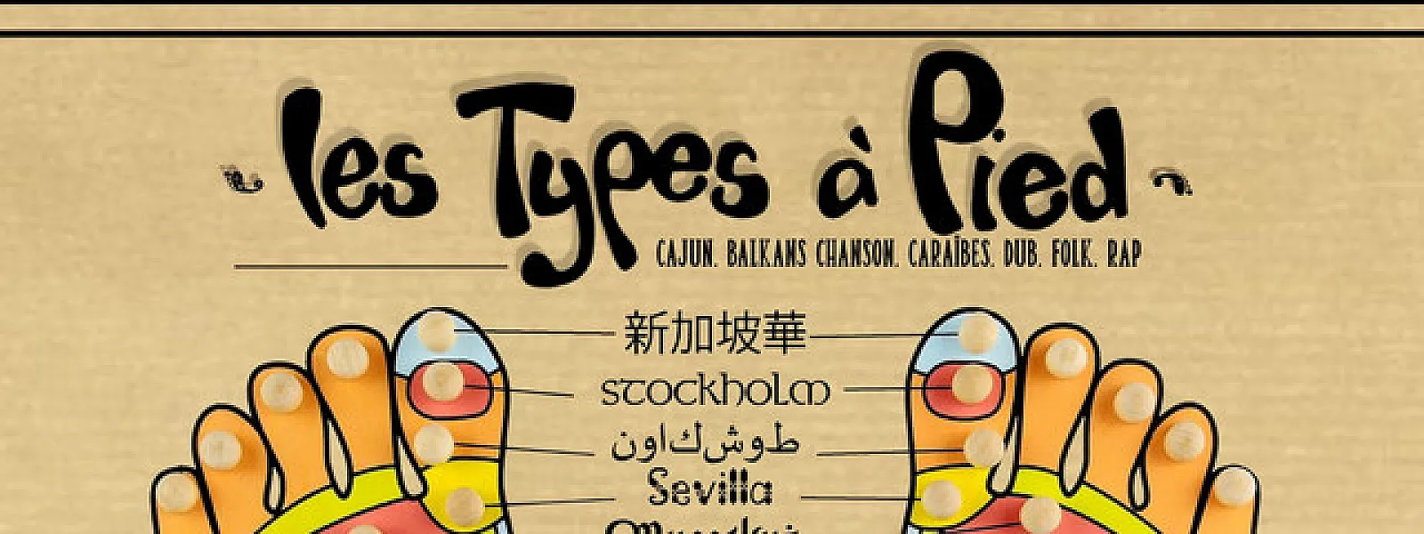 Les Types à Pied