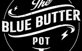 The Blue Butter Pot