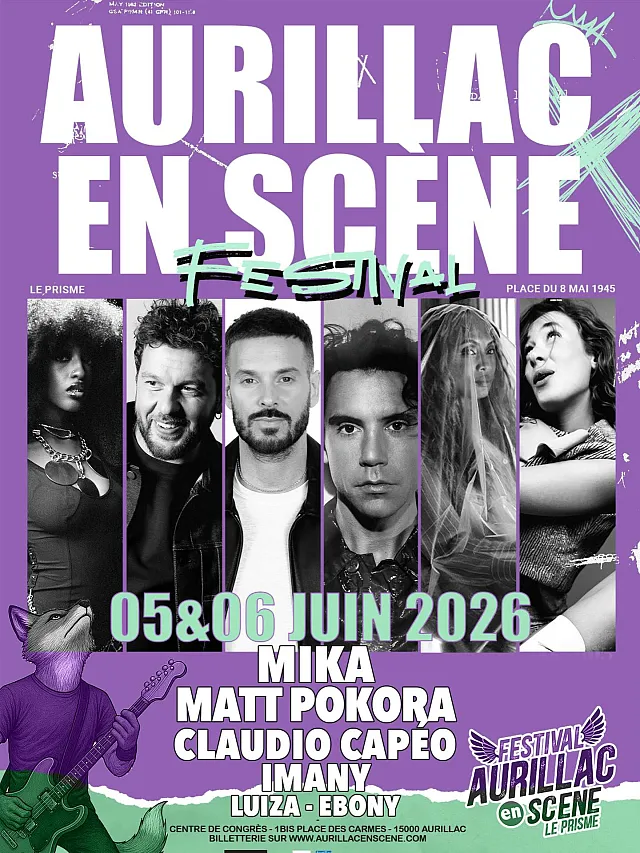 Aurillac en scène 2026