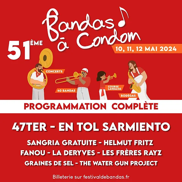 Bandas à Condom 2024