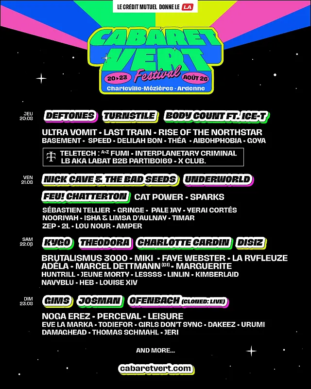 Cabaret Vert 2026