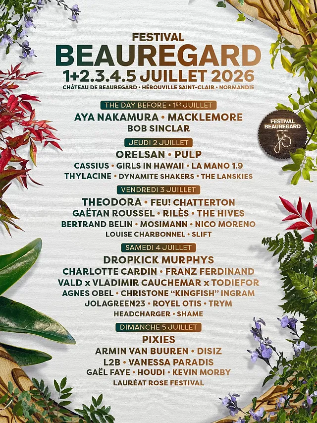 Festival Beauregard 2026