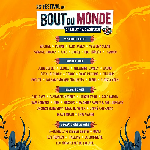 Festival du bout du monde 2026