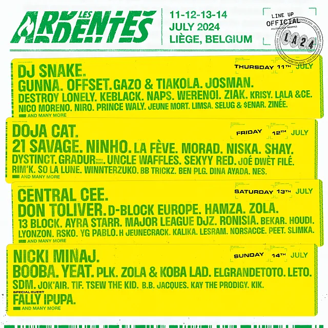Les Ardentes 2024