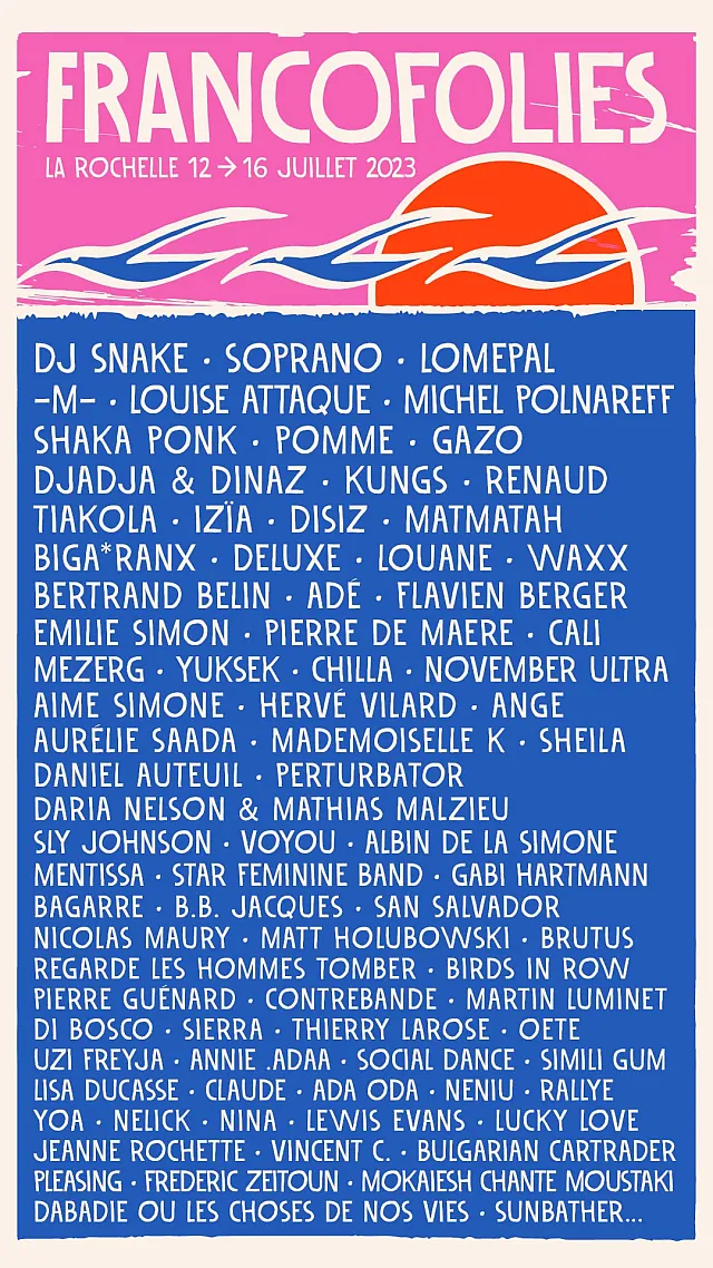 Les Francofolies 2023