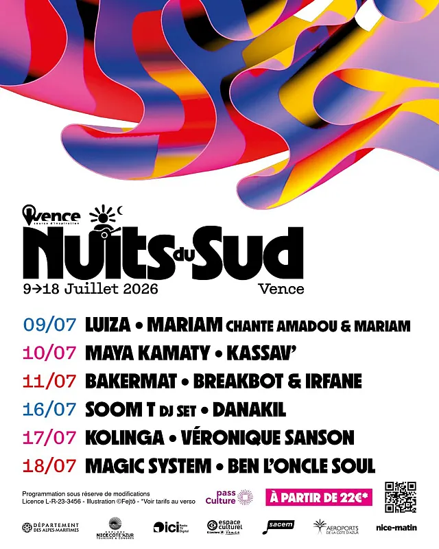 Nuits du Sud 2026
