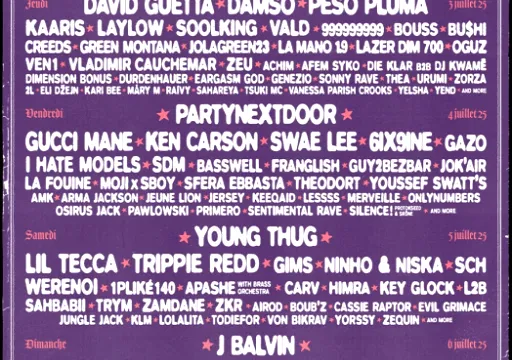 Les Ardentes 2025