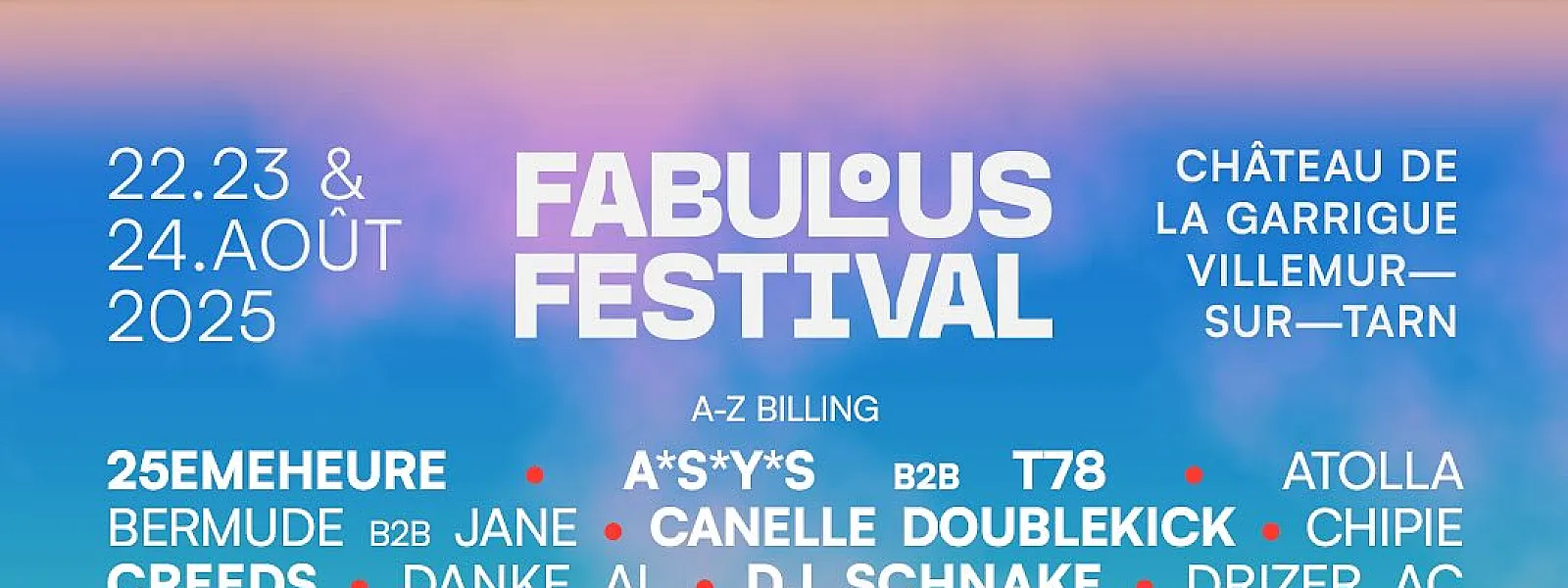 Fabulous Festival 2025 Fabulous Festival 2025