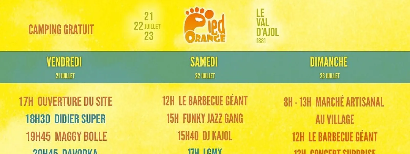Le Pied Orange 2023