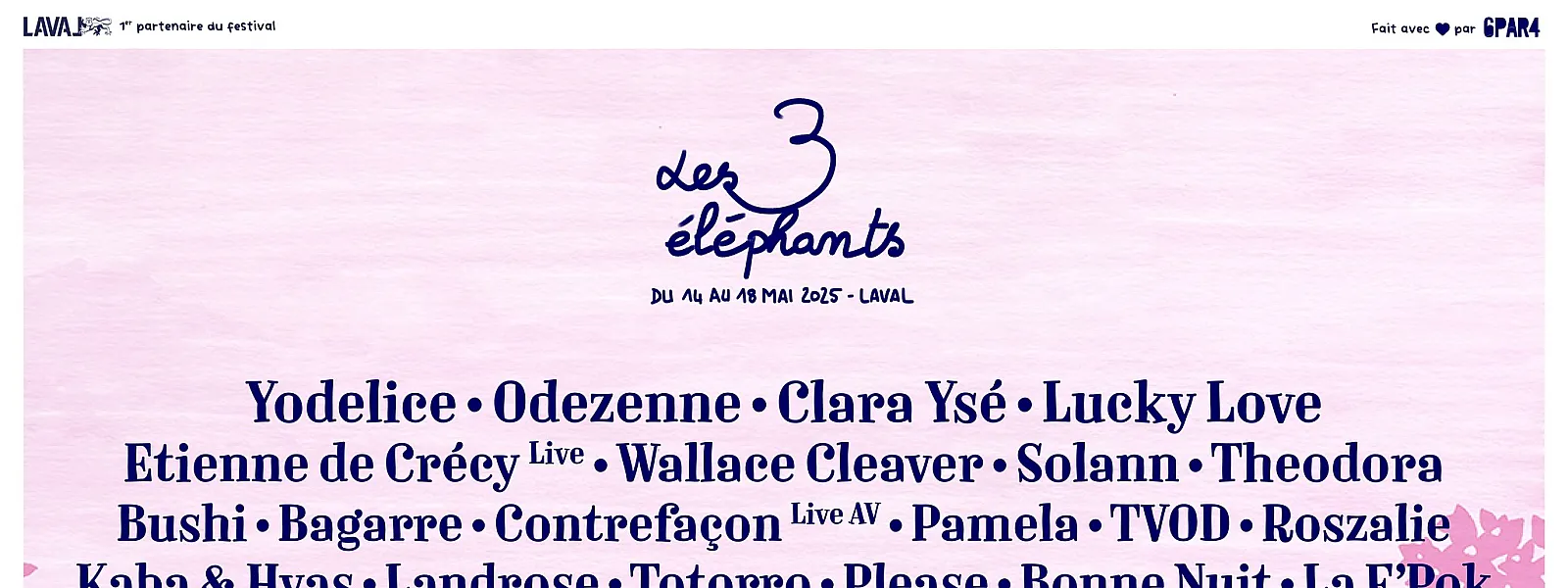 Les 3 Éléphants 2025 Les 3 Éléphants 2025