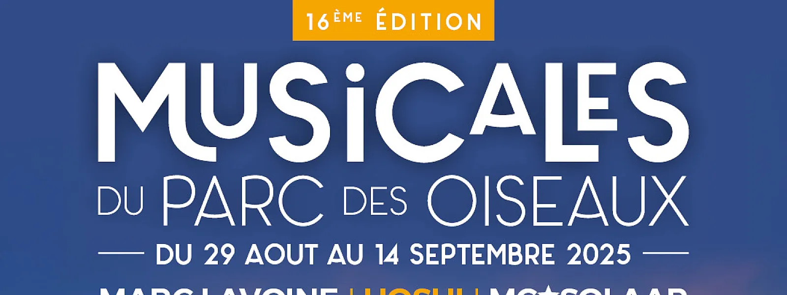 Musicales du Parc des Oiseaux 2025 Musicales du Parc des Oiseaux 2025