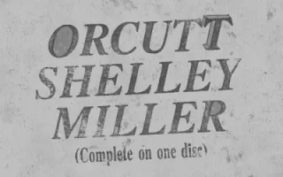 Orcutt Shelley Miller Orcutt Shelley Miller