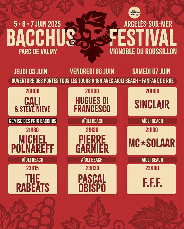 Bacchus Festival 2025