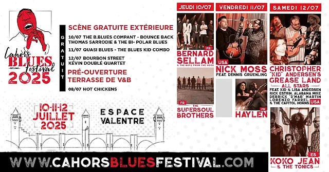 Cahors Blues Festival 2025 Cahors Blues Festival 2025