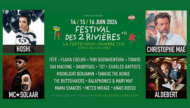 Festival des 2 rivières 2024 Festival des 2 rivières 2024