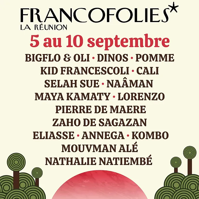 Francofolies de La Réunion 2023 Francofolies de La Réunion 2023