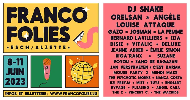 Francofolies Esch/Alzette 2023 Francofolies Esch/Alzette 2023