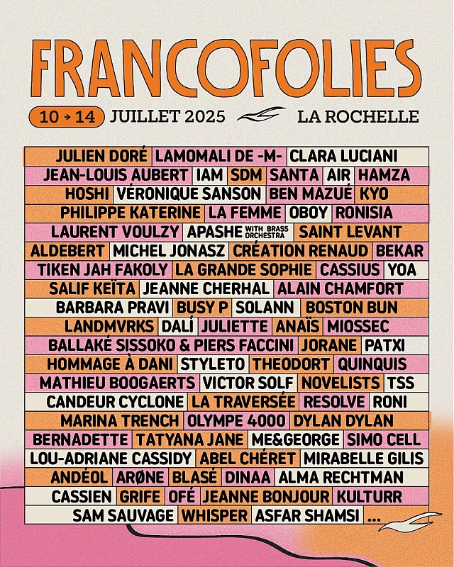 Les Francofolies 2025 Les Francofolies 2025
