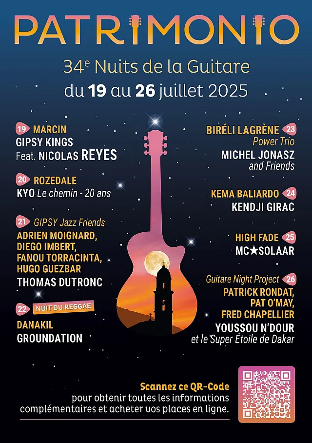 Les Nuits de la Guitare 2025 Les Nuits de la Guitare 2025