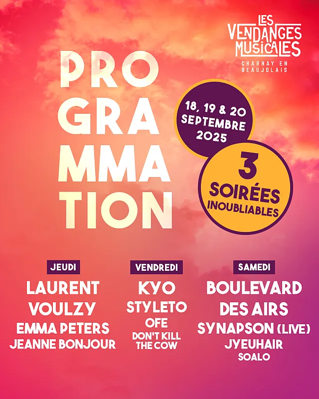 Les Vendanges Musicales 2025