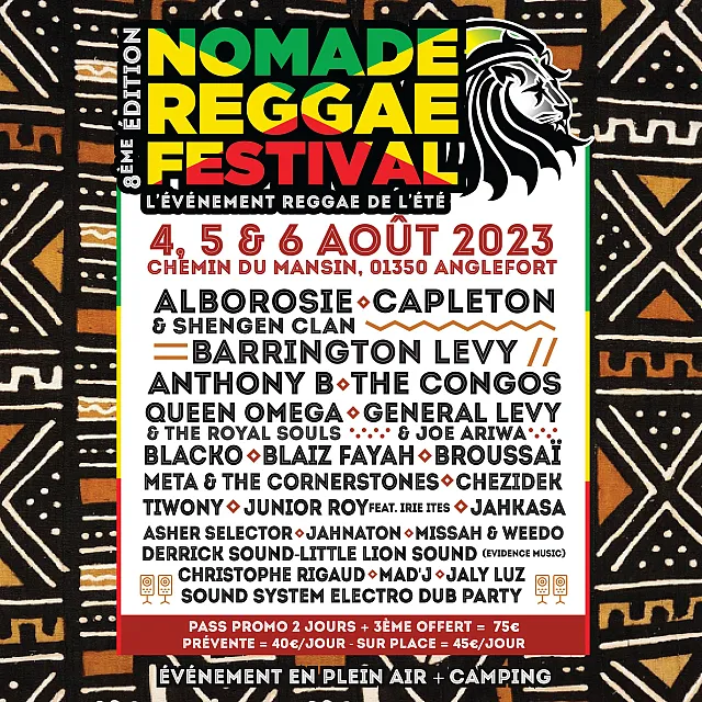 Nomade Reggae Festival 2023